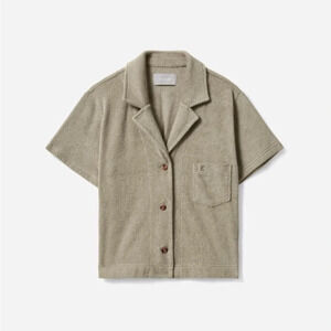 Everlane Olive Button Down Shirt